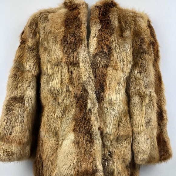 Wilsons Leather Jackets & Blazers - WILSONS Beaver Fur Brown Coat jacket Size S-M